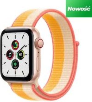 Apple Watch SE Cellular Koperta 40mm Złota z Alumi