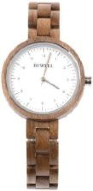 Bewell Drewniany Zs-174Al Black Walnut Bransoleta