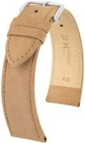 Beżowy pasek skórzany 18 mm HIRSCH Osiris 03433190-2-18 M