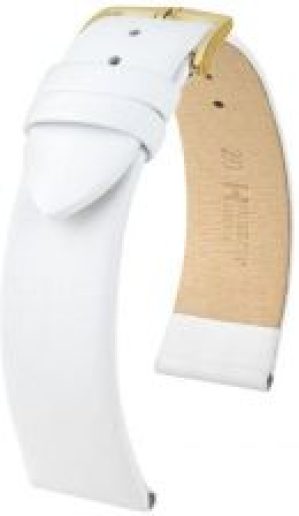 Biały pasek skórzany 9 mm HIRSCH Toronto 03702100-
