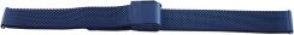 Bisset Bransoleta Mesh Granatowa Bisset 12Mm