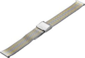 Bisset Bransoleta Stalowa Do Zegarka 14 Mm Bm 101/14 Tt Gold Złoty Srebrny Dwukolorowa 14 Mm