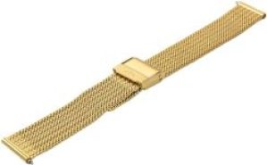 Bisset Bransoleta Stalowa Do Zegarka 16 Mm Bm 105/16 Gold Złoty 16 Mm