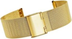 BRANSOLETA SIATKA ZŁOTA 20 MM 301G20