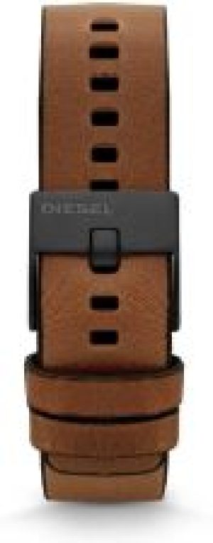 Brązowy pasek Diesel 24 mm Overflow DZ4317