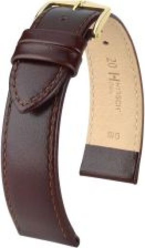 Brązowy pasek sk&oacute;rzany 13 mm HIRSCH Osiris 03475110-1-13 M
