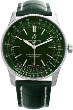 Breitling Navitimer Automatic Green Dial Stainless