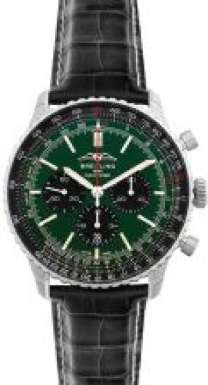 Breitling Navitimer Automatic Green Dial Stainless