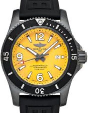 Breitling Superocean Automatic Yellow Dial Stainle