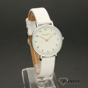 Bruno Calvani BC90010 SILVER BIAŁY PASEK