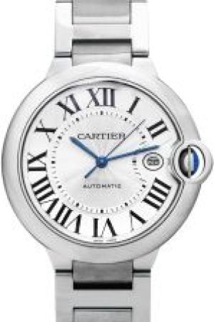 Cartier Ballon Bleu de Automatic White Dial Stainless Steel Unisex Watch WSBB0049