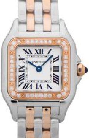 Cartier Panthère de Quartz Silver Dial Rose Gold W