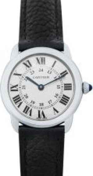 Cartier Ronde Solo de 29mm Quartz Silver Dial Stee