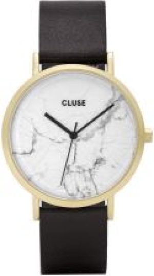 Cluse La Roche Gold White Marble/Black CL40003