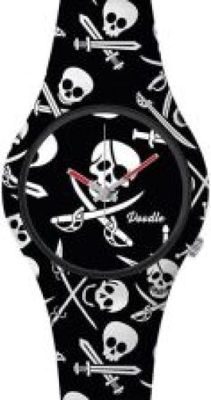 Doodle Skull Mood Black Pirates Skulls DOSK002