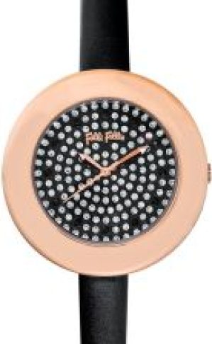 Folli Follie Quartz Black Dial Stainless Steel WF0