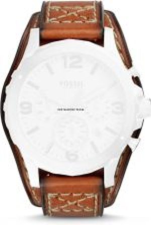 Fossil Brązowy pasek 22 mm z podkładką Nate JR1515