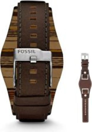 Fossil Brązowy pasek 24 mm Nate JR1157 JR1156