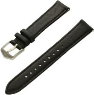 Fossil Pasek do zegarka ES4186 Czarny skórzany 16 mm