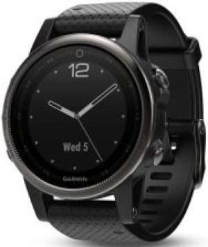 Garmin Fenix 5S Sapphire Stalowoszary/Czarny (010-