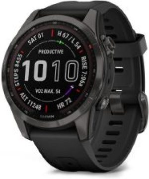 Garmin Fenix 7S Sapphire Solar Tytanowo-szary (100