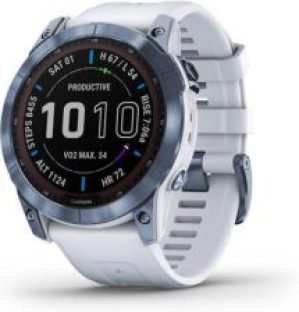 Garmin Fenix 7X Sapphire Solar Biały (0100254115)