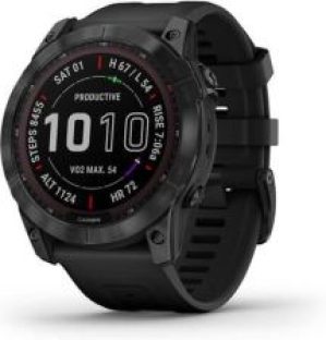 GARMIN Fenix 7X Sapphire Solar Czarny Tytan (01002