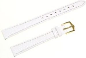 Hirsch Sk&oacute;rzany Wodoodporny Pasek Do Zegarka 12 Mm