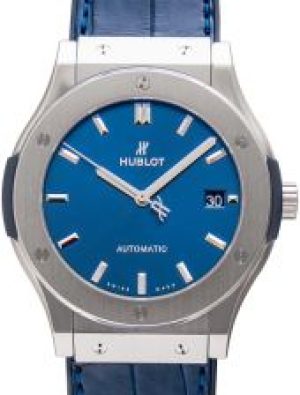 Hublot Classic Fusion Blue Titanium Automatic Dial
