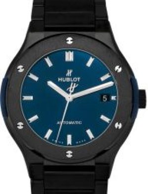 Hublot Classic Fusion Ceramic Blue Bracelet Automa