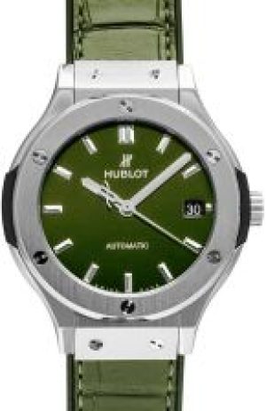 Hublot Classic Fusion Green Titanium Automatic Dia