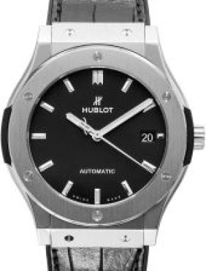 Hublot Classic Fusion Titanium Automatic Black Dia