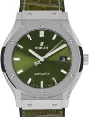 Hublot Classic Fusion Titanium Green Automatic Dia
