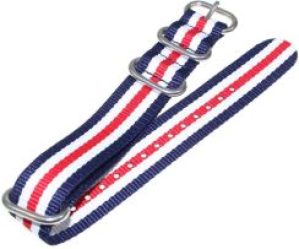 Kolorowy nylonowy pasek do zegarka 18 mm Tekla N453.18 Zulu
