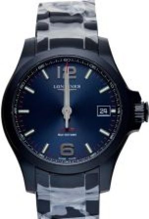 Longines Conquest Quartz Blue Dial Stainless Steel