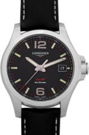 Longines Conquest V.H.P. Quartz Black Dial L371645