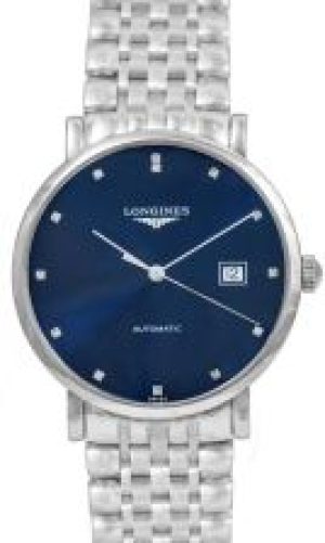 Longines Elegant Automatic Blue Dial Diamond L4910