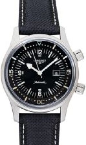 Longines Heritage Automatic Black Dial Stainless S