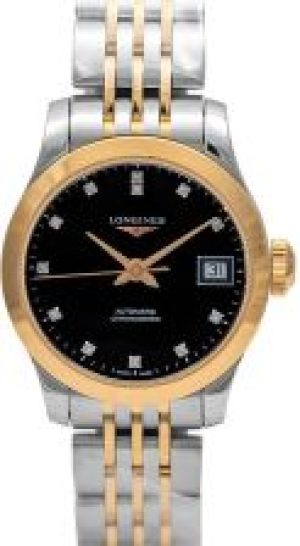 Longines Record Automatic Black Dial Diamond L2320