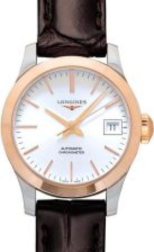 Longines Record Automatic Silver Dial Stainless St