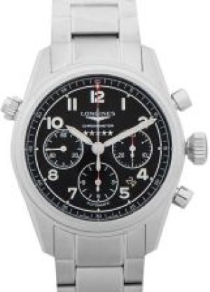 Longines Spirit Automatic Chronograph Black Dial L