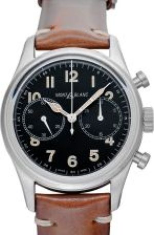 Montblanc 1858 Automatic Black Dial Stainless Stee