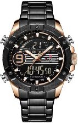NAVIFORCE NF9146S zn089c black/rosegold  Czarny Ró