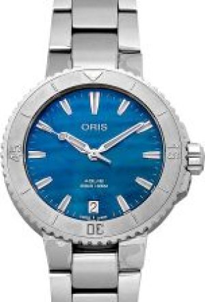 Oris Aquis Automatic Blue Dial Stainless Steel Lad