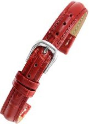 Pacific Pasek Sk&oacute;rzany W100 Do Zegarka W Pudełku Czerwony 12Mm
