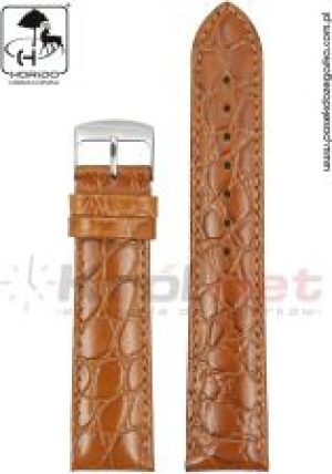 Pasek H0119L/03/20 jasny brąz faktura krokodyla lo