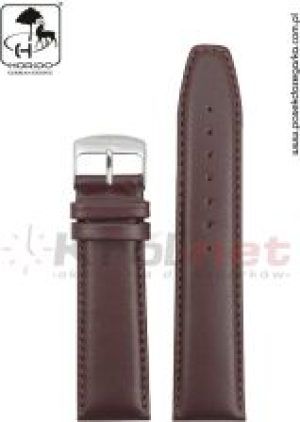 Pasek Horido H077/02/22 brązowy gładki