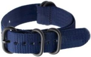 Pasek NATO parciany do zegarka – granatowy – 22mm