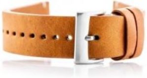 Pasek Skórzany Do Zegarka W118 Camel 22Mm