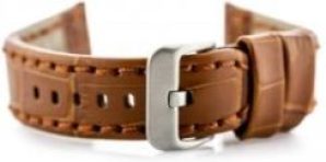 Pasek Sk&oacute;rzany Do Zegarka W49 Camel 24Mm